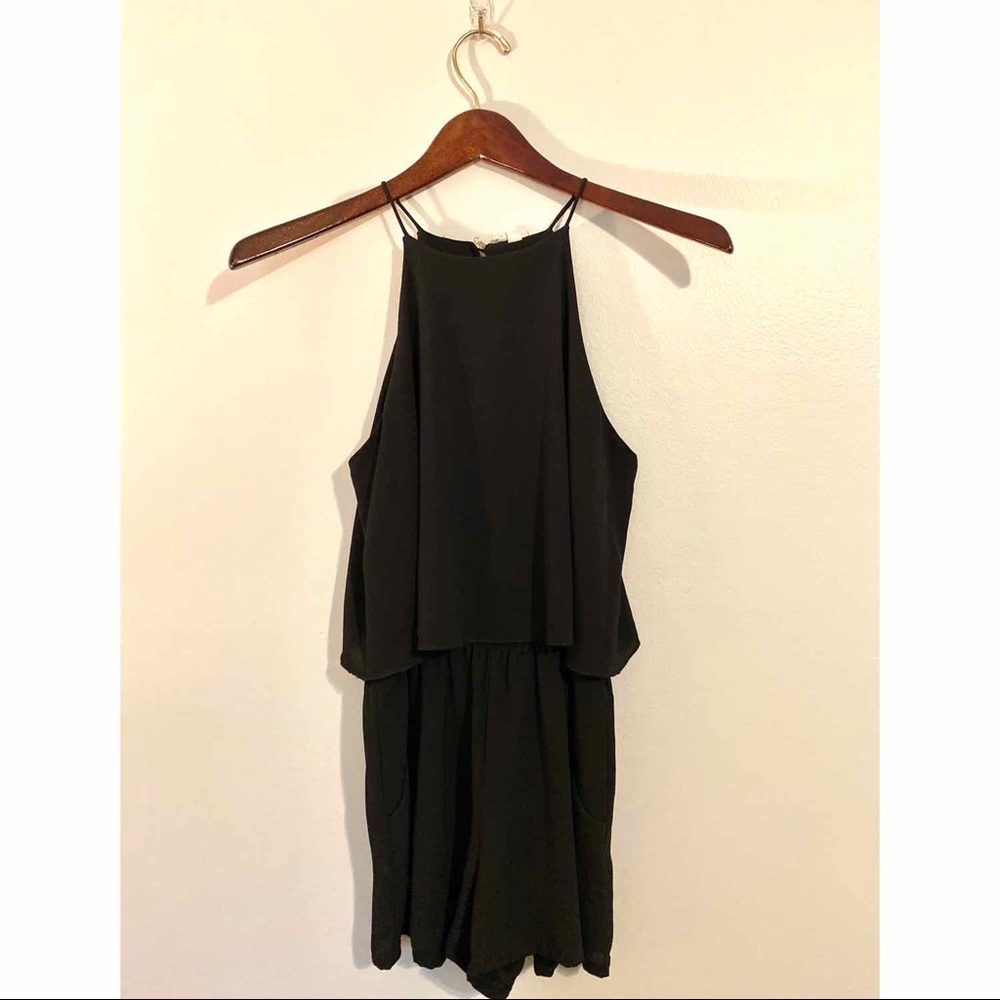 Black dressy romper